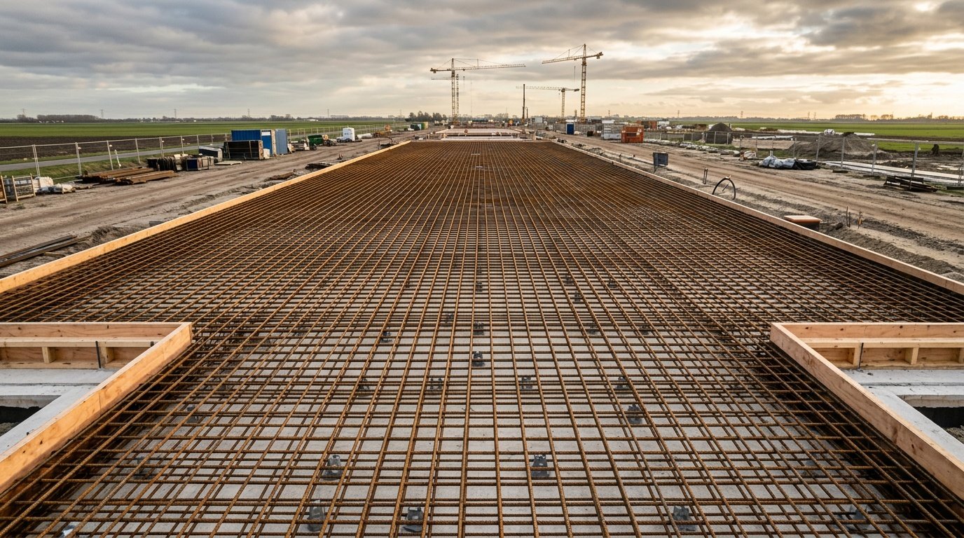 Betonstaal vlechten woningbouw en utiliteit - Bozan Bouw