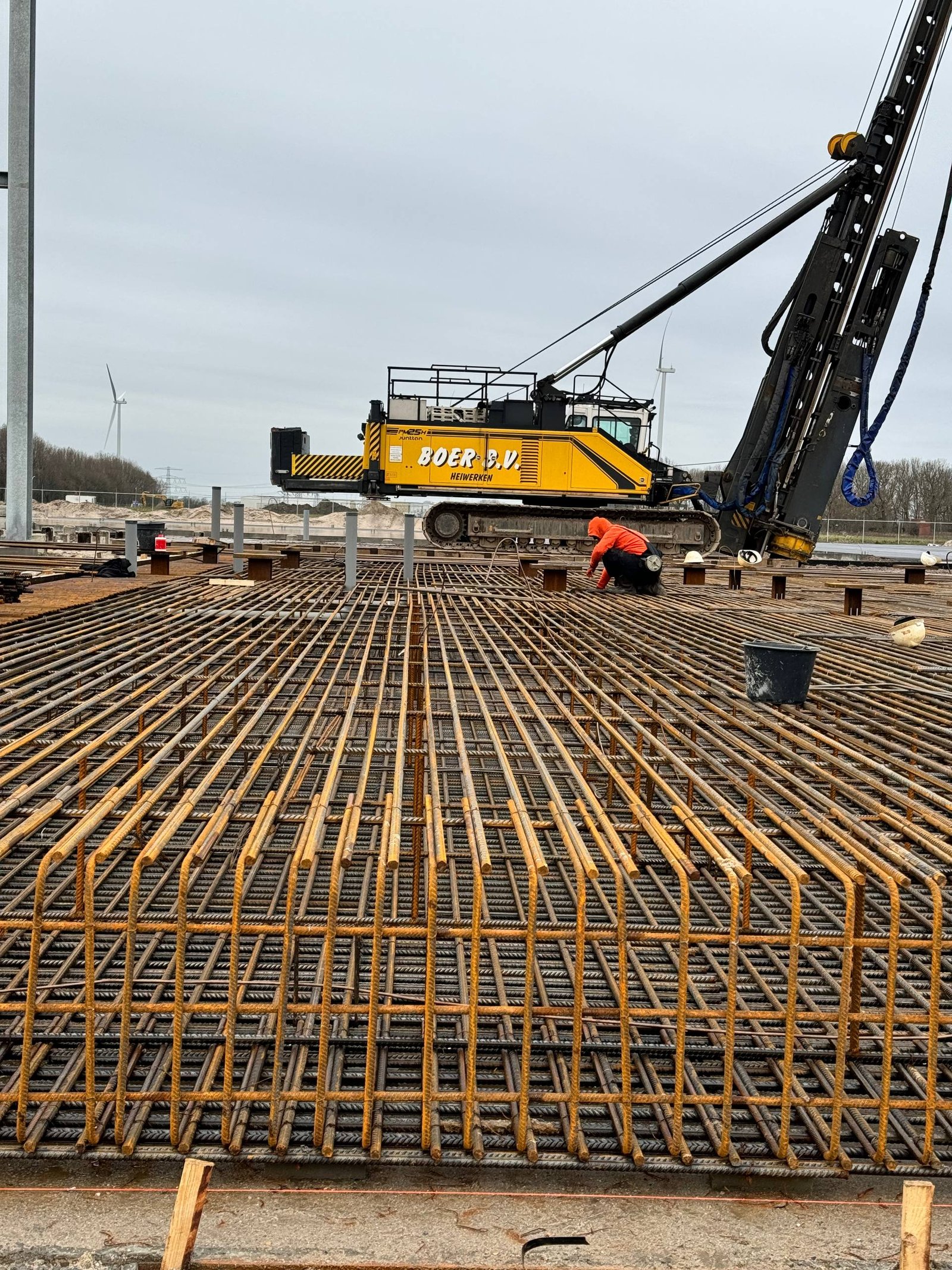 Betonstaal vlechten brug en tunnelwerk